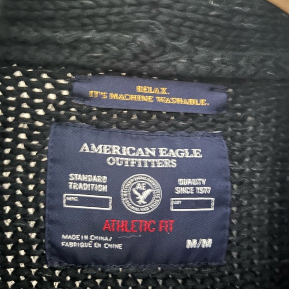 American Eagle Cardigan Green Medium - Picture 3 of 10